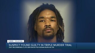 Man found guilty in Tulsa triple homicide