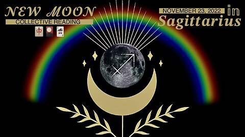 New Moon 🌙 in Sagittarius — 11/23/22 Collective Reading 🃏🎴🀄️