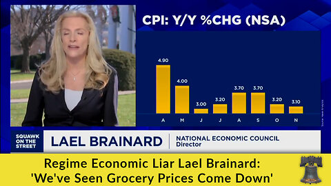 Regime Economic Liar Lael Brainard: 'We've Seen Grocery Prices Come Down'