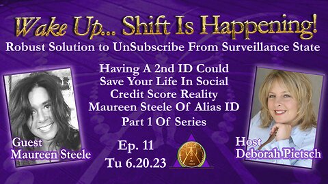 Having a 2nd ID Could Save Your Life In Social Credit Score Reality with Maureen Steel