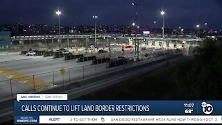 Calls continue to lift land border travel restrictions