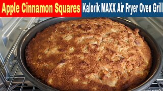 Apple Cinnamon Almond Flour Squares, Kalorik MAXX Air Fryer Oven