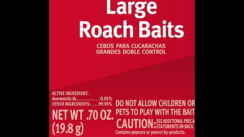 Ivermectin is an Avermectin, the active ingredient in RAID Bug Killer & Roach Motels (4thReich.com)