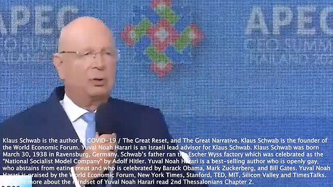Klaus Schwab | "Now In Order to Be A Winner You Have to Embrace the Fourth Industrial Revolution...Difference of the Fourth Industrial Revolution Is It Doesn't Change What You Are Doing, It Changes You If You Take the Genetic Editing. It's