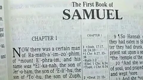 1 Samuel: Chapters 01-03