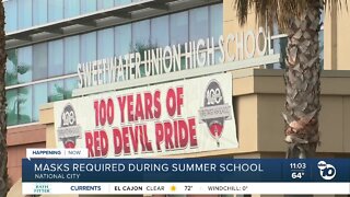 Masks required at Sweetwater Union HSD during summer school