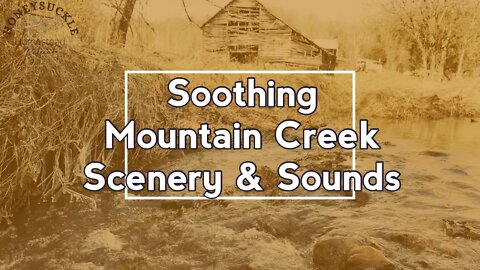 Mountain Creek Scenery and Sounds - come enjoy some serenity