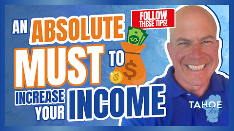 Become WEALTHIER in NO TIME if you DO this! 💸💰 | Tahoe Tony Success Coaching