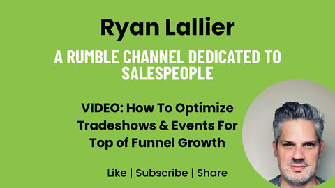 How To Optimize Tradeshows & Events For Top of Funnel Growth