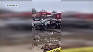 Lyft driver recalls terrifying moments after teen steals vehicle, plows through used car lot