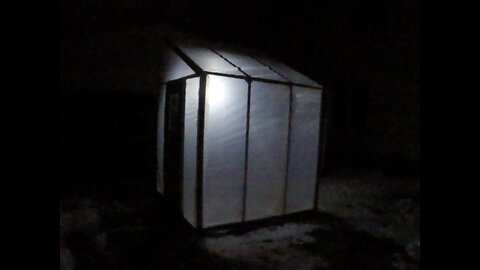 Wood Framed Polyethylene Greenhouse Sneak Peek