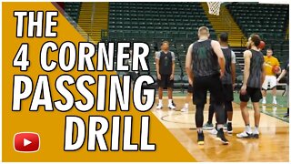 Inside Basketball Practice with Coach Scott Nagy - The 4 Corner Passing Drill