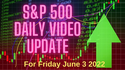 Daily Video Update for Friday, June 3, 2022.
