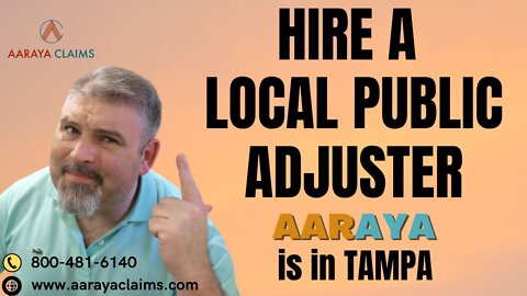 Hire a Local Public Adjuster