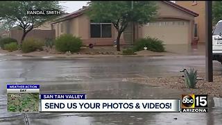 Friday storm damages Mesa couple's mobile home