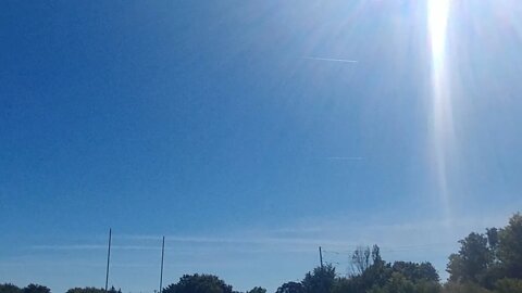 September 18th chemtrails and then 11 spray planes in 33 mins on the 19th