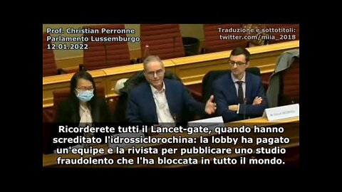 PROF PERRONNE: DOVREBBERO ESSERE PROCESSATI DA UN TRIBUNALE INTERNAZIONALE