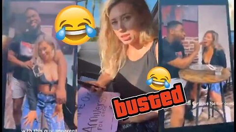 BUSTED! - CHEATING GIRLFRIEND LEFT AND DUMPED ON FILM! GOLD! LMAO!