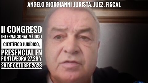 El magistrado Angelo Giorgianni estará en el II Congreso Médico Científico Jurídico