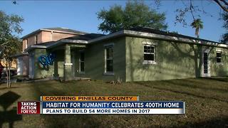 Habitat for Humanity celebrates 400th home