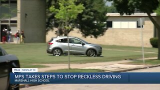 Reckless drivers nearly hit pedestrians on Milwaukee school lawn, officials cracking down