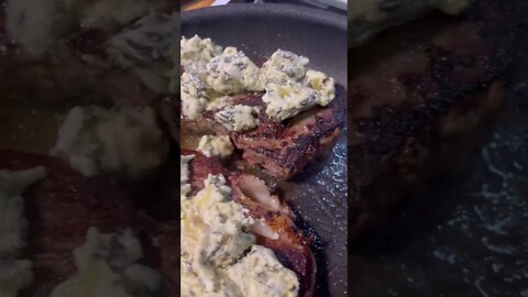 Artichoke & spinach rib-eye I like my steak rare like a real man! Sub for more!