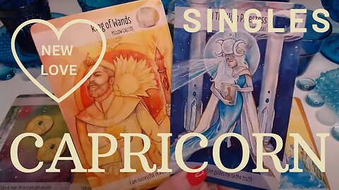 CAPRICORN SINGLES♑❤️‍🔥GET READY!❤️‍🔥YOUR INTUITION GUIDES YOU TO THIS LOVE❤️‍🔥✨NEW LOVE CAPRICORN 💝