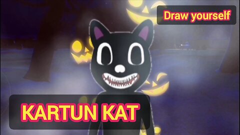 KARTUN KAT!!! Step-by-step drawing, draw yourself!