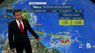 Conditions could be ripe for development of tropical wave