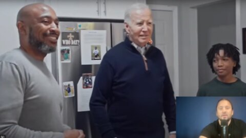 Joe Biden brings Black Family Fried Chicken!