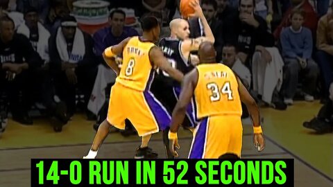 The FORGOTTEN 14-0 Run in 52 Seconds By The Lakers
