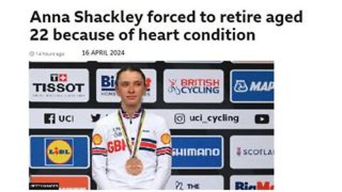 Jabbed British Olympian Retires at 22 with Heart Problem - 16th April 2024
