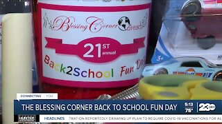 The Blessing Corner back-to-school fun day