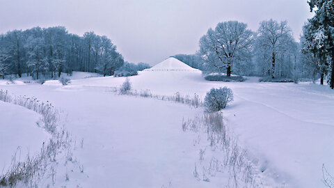 Winter in Pueckler Park Branitz