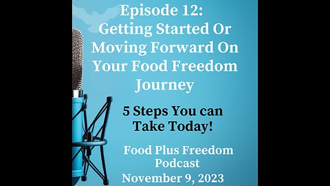 Episode 12: Getting Started or Moving Forward on Your Food Freedom Journey
