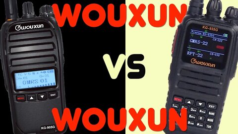 Wouxun KG-935G vs KG-905G - Which Wouxun GMRS HT Is Better - Why I No Longer Love The Baofeng UV-5R