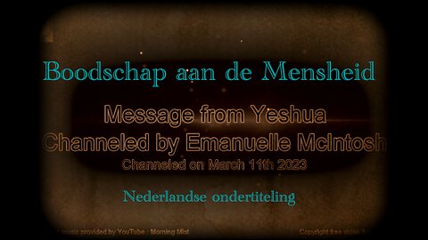 Emanuelle McIntosh - channelt Jezus : boodschap voor de mensheid - Nederl. ot.