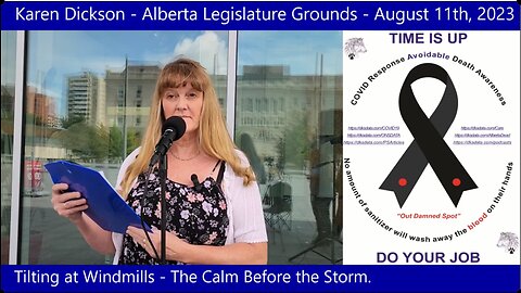 Karen Dickson - Alberta Legislature Grounds - August 11th, 2023