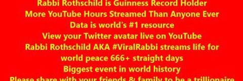 🔴BREAKING NEWS: RABBI ROTHSCHILD AKA #ViralRabbi HAS SET THE GUINNESS WORLD RECORD! #YouTube #Viral