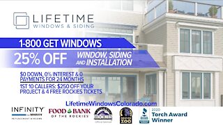 25% Off! // Lifetime Windows & Siding