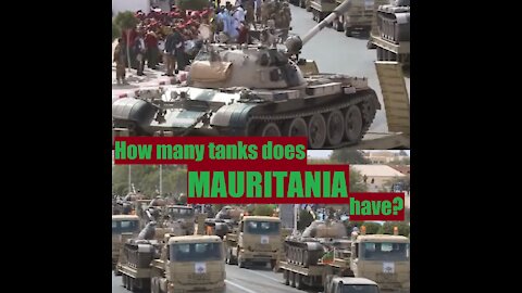 How many tanks does MAURITANIA have?