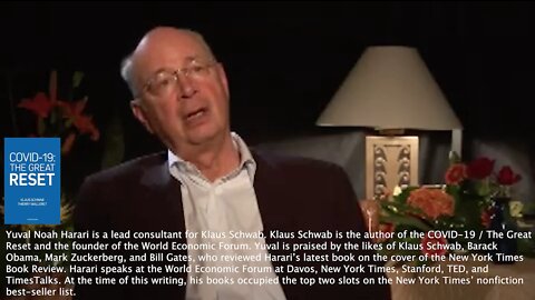 Klaus Schwab | "The Great Reset" Explained "It Dates Back to 1971"