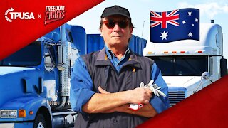 Australian Truckers SHUTDOWN Roads To Protest Vaccine Mandates