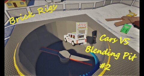 Brick Rigs - Cars vs Blending Pit #2