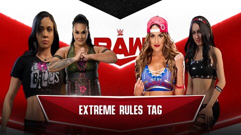 WWE 2k22 The Bella Twins vs. AJ Lee & Tamina