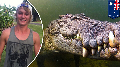 Croc attack: Teen’s arm nearly ripped off when he jumps into river to impress girl - TomoNews