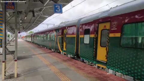 12123/Deccan Queen | NEW LHB Livery | at Kalwa Station | 22 June 2022