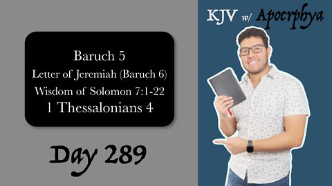Day 289 - Bible in One Year KJV [2022]