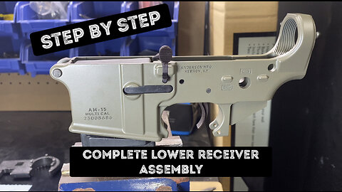 Step by step AR15 lower assembly