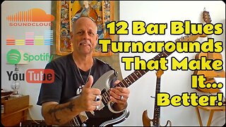 12 Bar Blues Guitar Lesson, Turnarounds That Rock - Brian Kloby Guitar